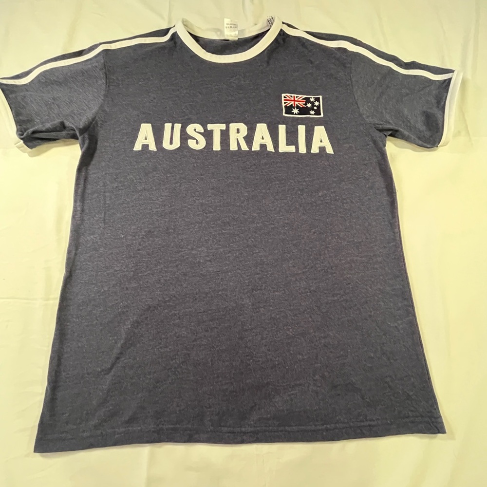 Australia Graphic T-Shirt in Blue and White